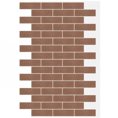 Фасадная панель АМК Кирпич однотонный 301